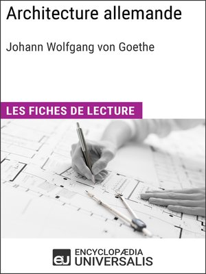 cover image of Architecture allemande de Goethe
